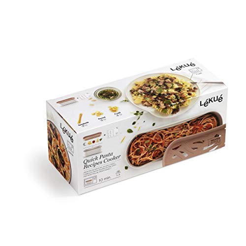 Lekue Quick Microwave Pasta Cooker, one size, Terracotta by Lekue - Image 8