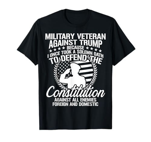 Military Veterans Against Trump 2020 USA Election T-Shirt