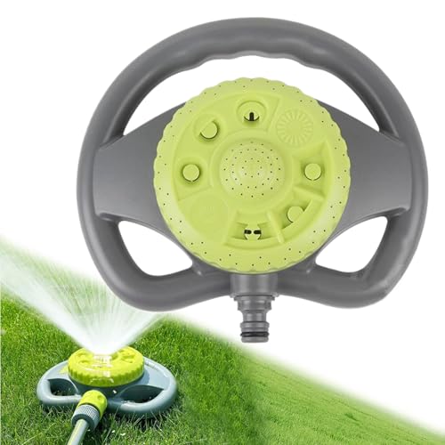 Zyntora Aspersor Giratorio - Rotativo de Cobertura para Jardín - de Riego Uniforme y Robusto para Huerto Jardín y Vivero