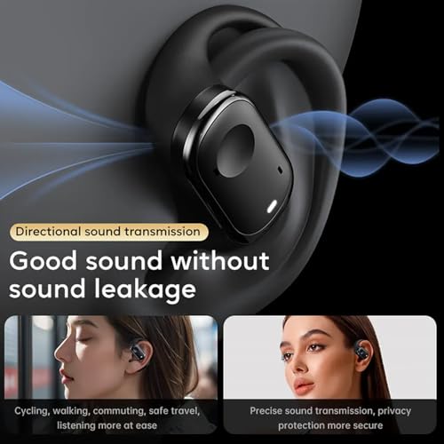 Image of True Wireless Stereo in Ear Earbuds with Environmental Noise Cancellation | Low Latency Gaming | Type-C Fast Charging | 30 Hours Long Playtime Charging Case | Bluetooth 5.3 Earbuds TWS[ Black ]