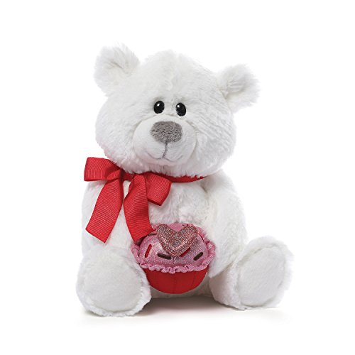 Gund Delisha peluche lapin de 30 cm en coton doux rose pour chambre d'enfant