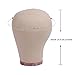 YANTAISIYU 1 Piece 22 Inch Wig Head Cork Canvas Block Head Mannequin Head for Wigs Display Styling Manikin Head (22 inch)