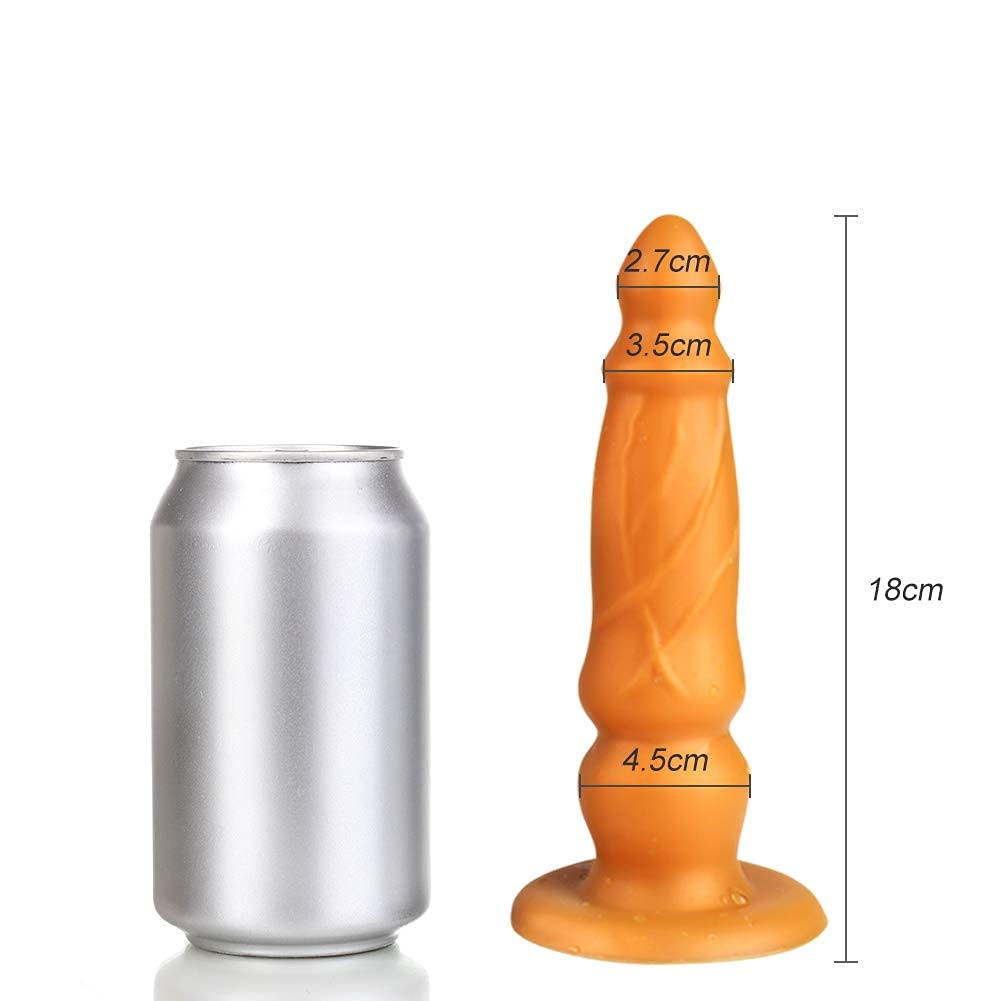 SXOVO Dildo Anale in Silicone Plug Analesex per Stimolazione del punto G e Massaggio Prostatico Dildo Grande con Potente Ventosa Sex Toy per Uomo Donna(S)