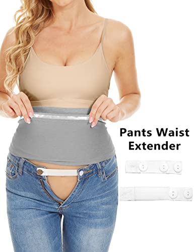 Rheane Plus Size Maternity Belly Band, Maternity Band For Pants Belly Band For Pregnancy Maternity Band Pregnancy Must Haves (Black+White+Grey Xxl) #TOP3