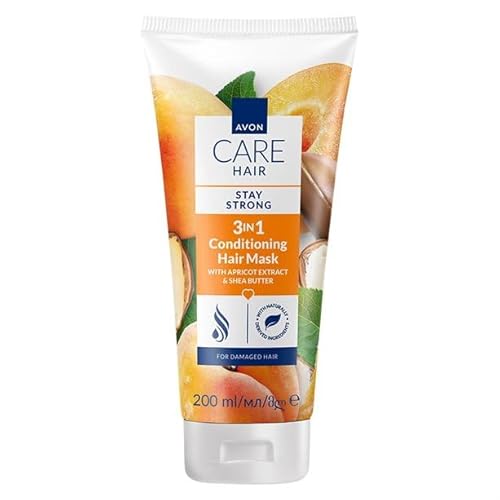 Avon Care 3-in-1 Pflegende Haarmaske mit Aprikosenextrakt & Sheabutter, 200 ml