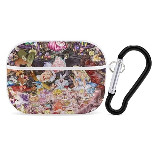 �s�v�c�̍��̃A���X �A�j�� AirPods Pro2 �P�[�X 2022�N9������ �V�� �G�A�[�|�b�Y �v��2�P�[�X AirPods Pro ��2���� �P�[�X �J���r�i�t�� �����h�~ �S�ʕی� �ϏՌ� ���� ������� �v���[���g White-style-2