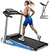 Laufband für Zuhause mit Steigung, Leises Laufband Klappbar bis 12km/h, 3,5PS Treadmill for Home mit LED-Anzeige, APP, Bluetooth-Lautsprecher, Sprachsteuerung, Laufbänder mit 12 Programme, Max 180KG
