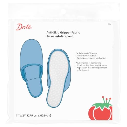 Dritz 564 Anti-Skid Gripper Fabric, 11 x 24-Inch, White