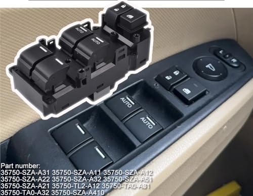 Interrupteur lève-vitre commande fenêtre principale défectueuse Accord 8 Pilot - 6