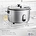 Panasonic Commercial Electric Rice Cooker, 208V Extra-Large Capacity 80-Cup (Cooked), 40-Cup (Uncooked) with One-Touch Operation - SR-GA721L - Silver