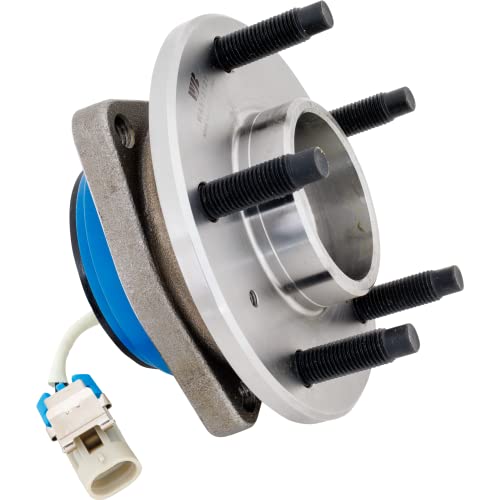 Evan Fischer Front And Rear Wheel Hub Compatible With 1997-2001 Pontiac Grand Prix And 2000-2001 Chevrolet Impala 5 Lugs Bearing & Sensor Included Driver Or Passenger Side #TOP2