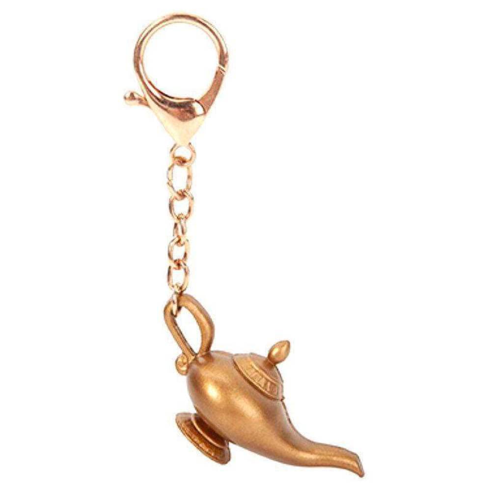 Pms Unisex Gold Disney Aladdin 3D Genie Lamp Keyring
