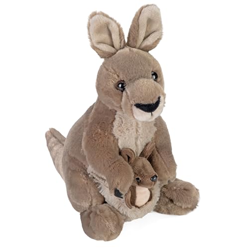 Cadeau pour bébés idéal avec le kangourou animal en peluche Wild Republic de 30 cm