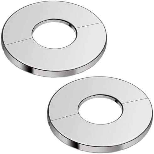 Ymapinc Shower Arm Flange Cover - 2 Pack, 3.15 Inch Stainless Steel, Chrome Finish