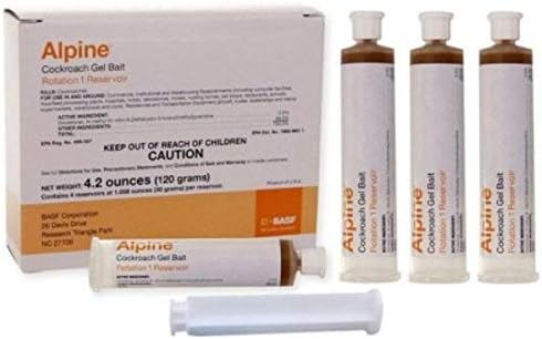 BASF 791899 Alpine Rotation 1 Cockroach Gel, 4 Tubes