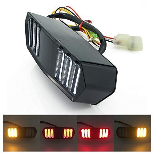 LED Integrated Brake Tail Light With Turn Signal For Honda MSX/Grom 125 – Smoked Lens