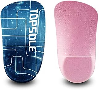 3/4 Insert Insole Metatarsal for Foot Pain from Plantar Fasciitis, High Arch,Flatfoot,Over-Pronation, Compound