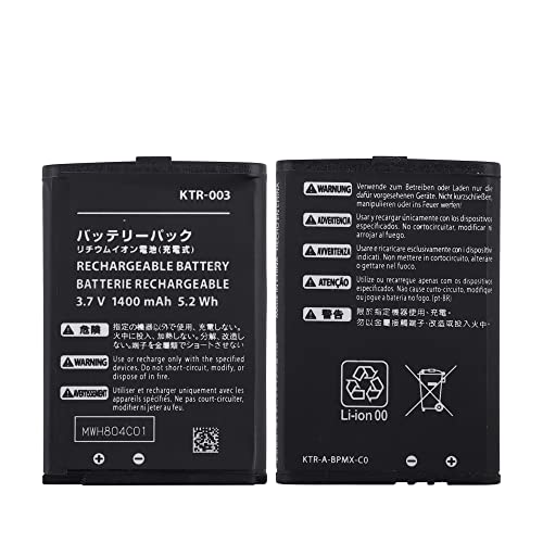 Image of KTR-003 Replacement Battery Compatible with New Nintendo 3DS N3DS with Toolkit