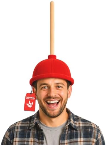 Nicky Bigs Novelties Plunger Hat, Novelty Halloween Costume Accessory
