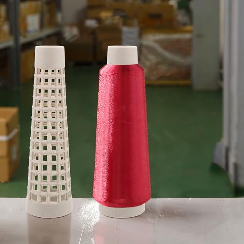 Conos cónicos de hilo textil Abaodam bobinas de plástico PP para accesorios de máquinas de coser 6
