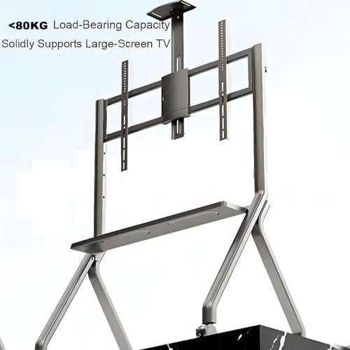 Soporte móvil para pantallas 55-100" ajustable con ruedas miniatura 6