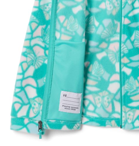 Image of Columbia Girls Benton Springs Ii Printed Fleece