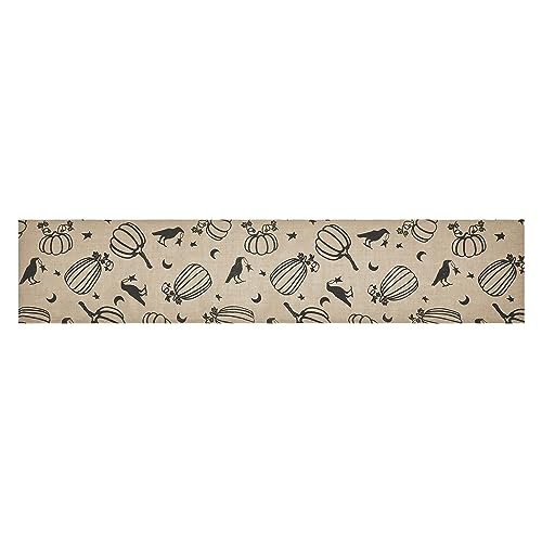 VHC-Brands-Raven-Harvest-Burlap-Jute-Rustic-Decor-Runner-12x60 VHC Brands Raven Harvest Burlap Jute Rustic Decor Runner 12×60