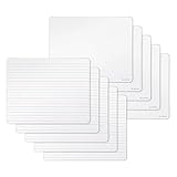 U Brands Dry Erase Lapboards, 10 Pack, 9' x 12', Double-Sided Small Whiteboards for School, Student Lapboards for Classroom, School & Homeschool Supplies, Portable Mini Whiteboard Set