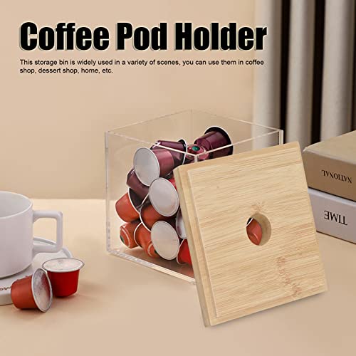 Porte-capsules de café design en acrylique transparent style cristal pour bar maison
