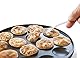 Bestron Poffertjes Maker im Retro Design, Mini Pfannkuchen Automat, mit Antihaftbeschichtung, Sweet Dreams, 800 W, Weiß