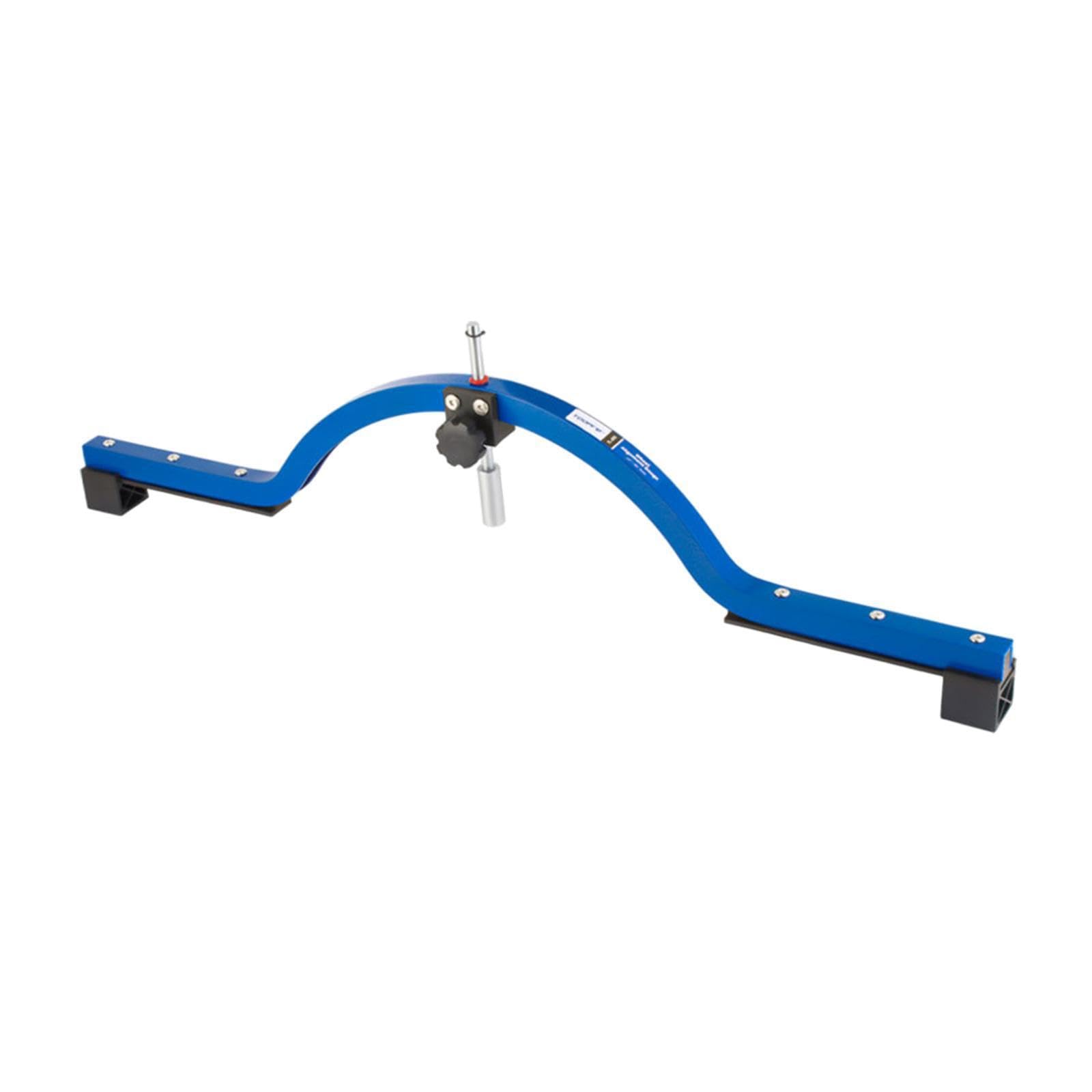 Medidor de alineación de ruedas portátil para herramienta práctica para platos 12 a 29 pulgadas, color negro, Azul