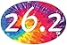 26.2 Tie-dyed Oval Decal(blue)
