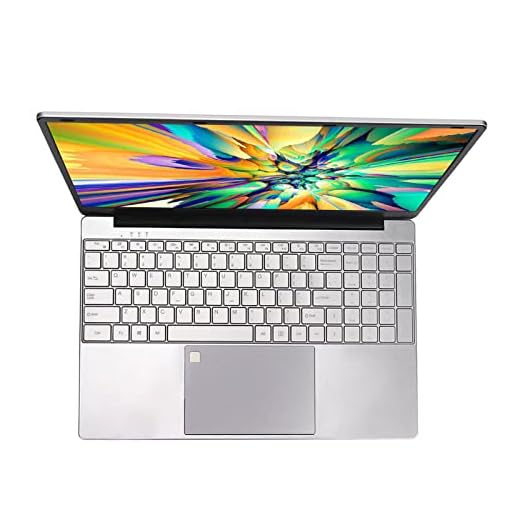 Laptop Com 8 GB de RAM, Tela IPS HD 15,6 pol. Laptop 1920 X 1080 para Casa (Plugue UE)