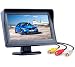 B-Qtech 4.3 inch LCD Display Backup Camera and Monitor Rear View Reverse Camera Waterproof for Car SUV Van