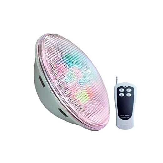 Lámpara Led Par56 Rgb Para Piscinas, G53, 45W, Acero Inox.ext., Rgb