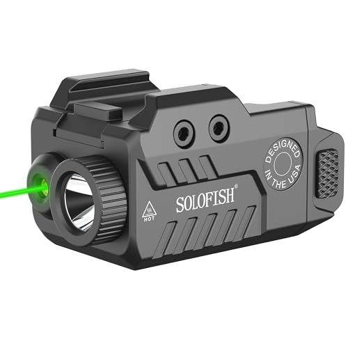 SOLOFISH Slidable Pistol Light Laser Combo for...