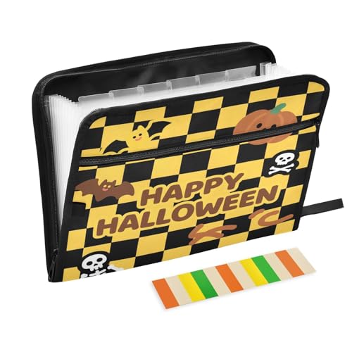 Miaozhen E01W22014 Halloween Schnellhefter Gelb/Schwarz
