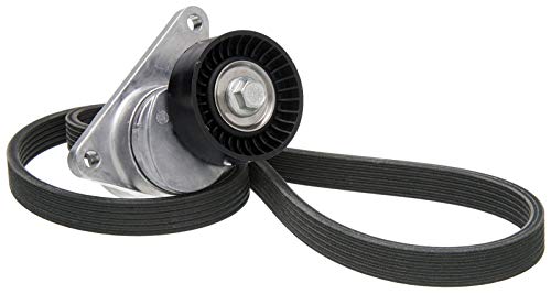 Gates 90K-38190 kit courroie accessoire complet avec galet tendeur et poulie pour voiture essence