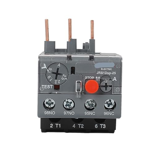 Relé térmico JRS1DS-25/Z evita averías por sobrecalentamiento en motores de 1.6A a 2.5A