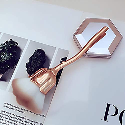 Danneasy 2Pcs Nail Dust Brush Rose Nail Brushes For Cleaning Dust Nail Powder Brush Nail Duster Makeup Blush Brush Acrylic Nail Art Brushes Nail Tools Kit #TOP7