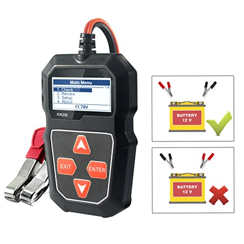Ferramenta de diagnóstico,ERYUE Testador de carga de bateria de carro KW208 12V Analisador de altern