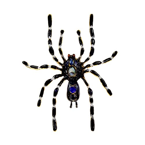 Broche araignée en émail pour transformer un vêtement basique en look de créateur