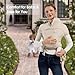 MISSWISDOM Baby Wraps Carrier, Baby Carrier Wrap Newborn Sling 7-35lbs, Baby Wearing Wrap Newborn Wrap Carrier, Baby Sling Carriers for Newborn and Infant, Beige