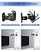 Speaker Wall Mounts, 2 Packs Universal Mounting Bracket for Small Bookshelf Speakers, Vertical 120°, Horizontal 180°Adjustment, Compatible with Bose, JBL, KEF,Sony & Others, Hold up to 32 lbs