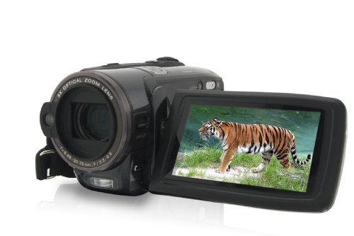 Praktica DVC 5.5 HDMI Full-HD 1080p Camcorder (SD/SDHC-Card, 5-Fach optischer Zoom, 7,6 cm (3 Zoll) Display, Foto Funktion mit 5 Megapixel) inkl. Tasche - Image 4