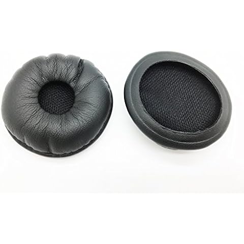 Leatherette Ear Pads 87229-01 by AvimaBasics | Compatible with Plantronics W740 W745 W440 W445 CS540 CS545 C565 BlueParrott B250-XT XTS VXI - Premium Quality Cushions Earpads - 2pcs Cover