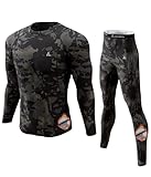 CL convallaria Ensemble de sous-vêtements thermiques longs pour homme, cadeau d'hiver, é...