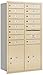 Salsbury Industries 3713D-14SRU 4C Horizontal Mailbox, Sandstone