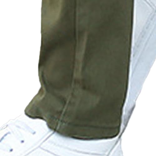 Pantalones de algodón casual para hombre ajustados miniatura 4