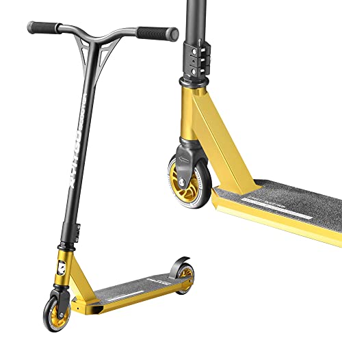 Stuntscooter ,Stunt Roller Kickscooter 360° Lenkung Funscooter Stunt Scooter mit ABEC 9 Kugellagern, 100mm Rollen, Kickscooter Tretroller Cityroller Trick Roller für Kinder Erwachsene Cover